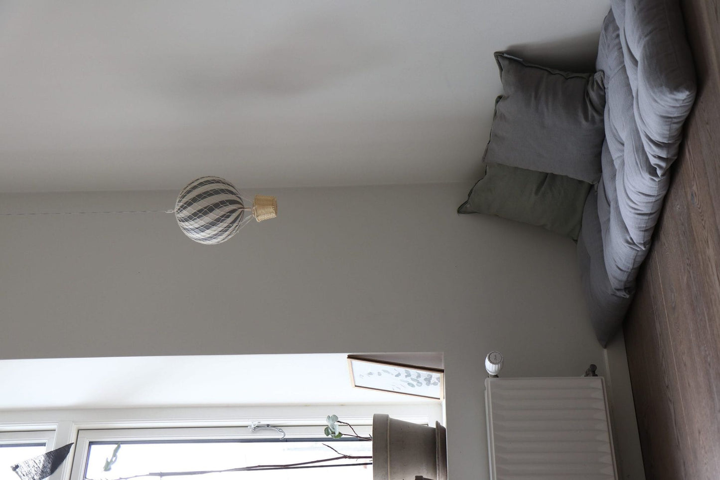 Heißluftballon - Grey 20 cm