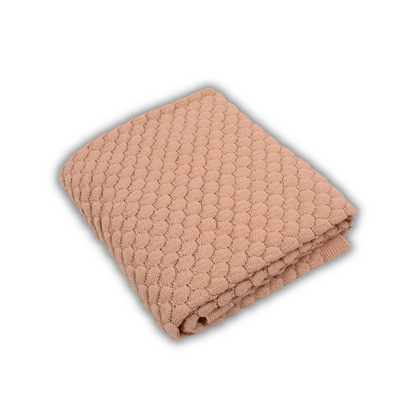 Gestrickte Babydecke GOTS - Ivory Cream