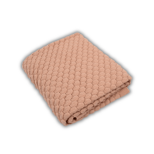 Gestrickte Babydecke GOTS - Ivory Cream