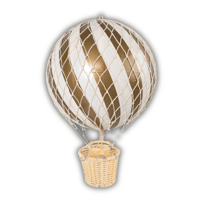 Heißluftballon - Goldfarben 20 cm