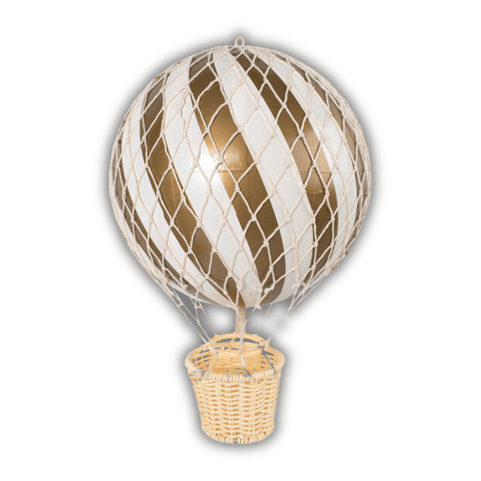 Heißluftballon - Goldfarben 20 cm