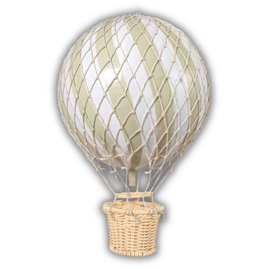 Heißluftballon – Grün 20 cm