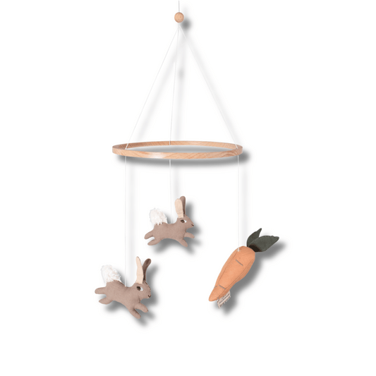Mobile aus Leinen - Carrot Thief