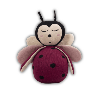 Stehaufmännchen - Lullu die Marienkäfer Dame Deeply Red