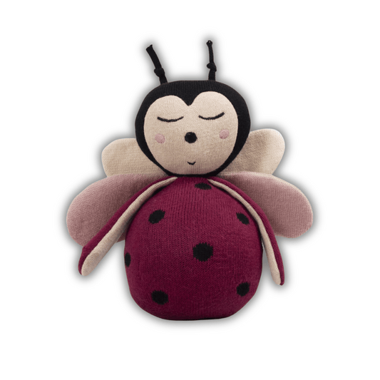 Stehaufmännchen - Lullu die Marienkäfer Dame Deeply Red