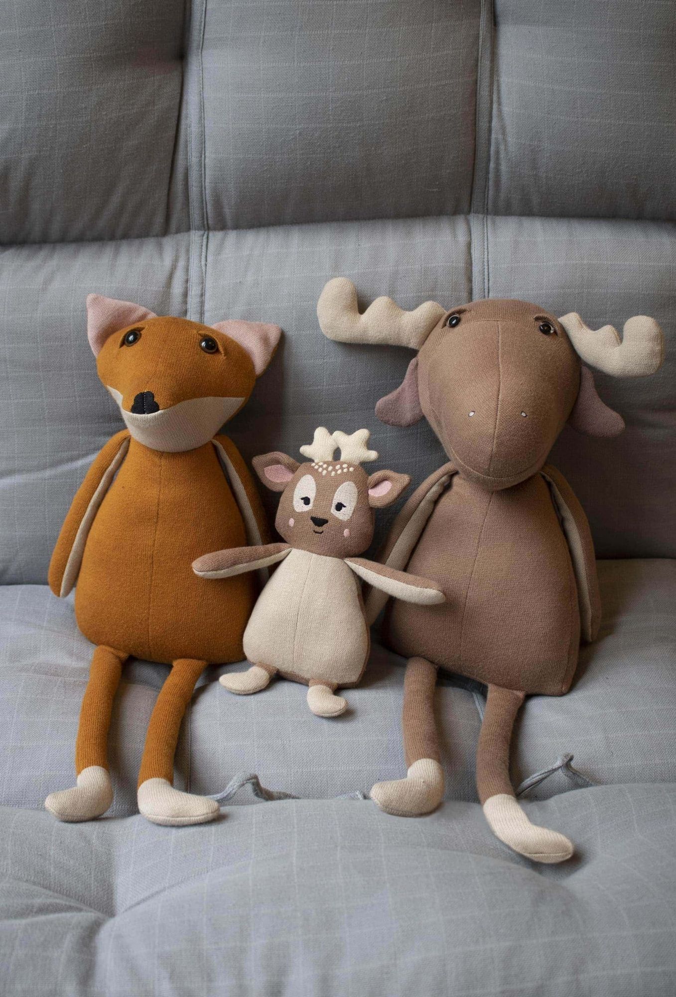 Kuscheltier - Freya der Fuchs Dark Orange